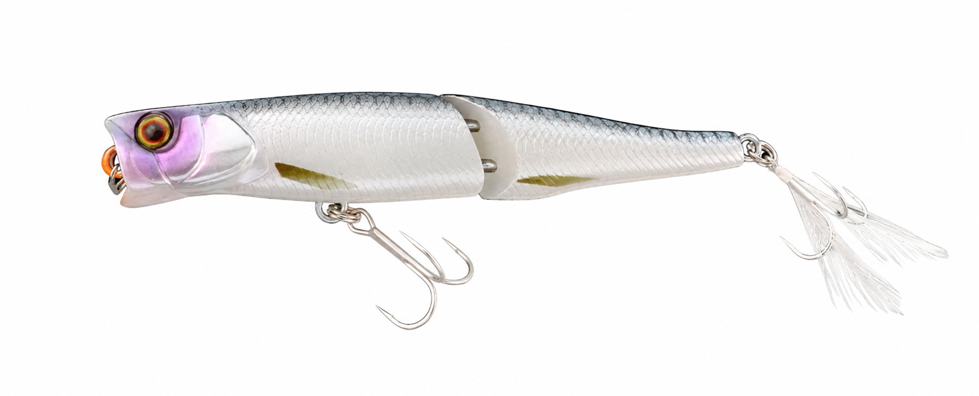 Jackall Boil Trigger 77, cor Stay White