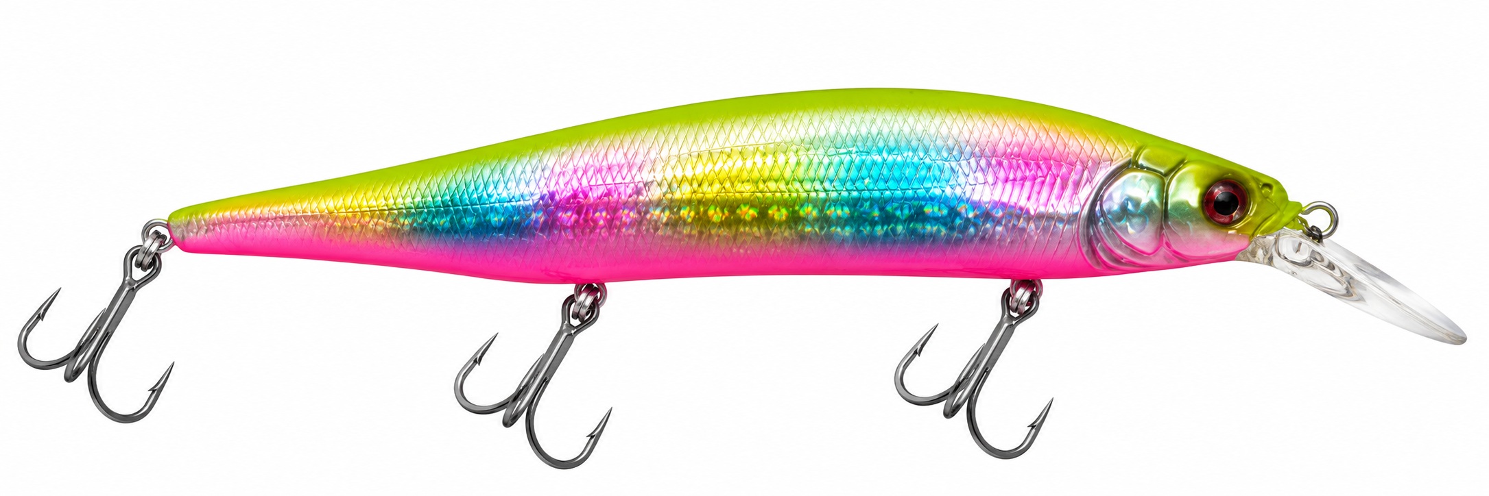 Megabass X-80 Magnum +1, cor GG Chart Back Rainbow PB