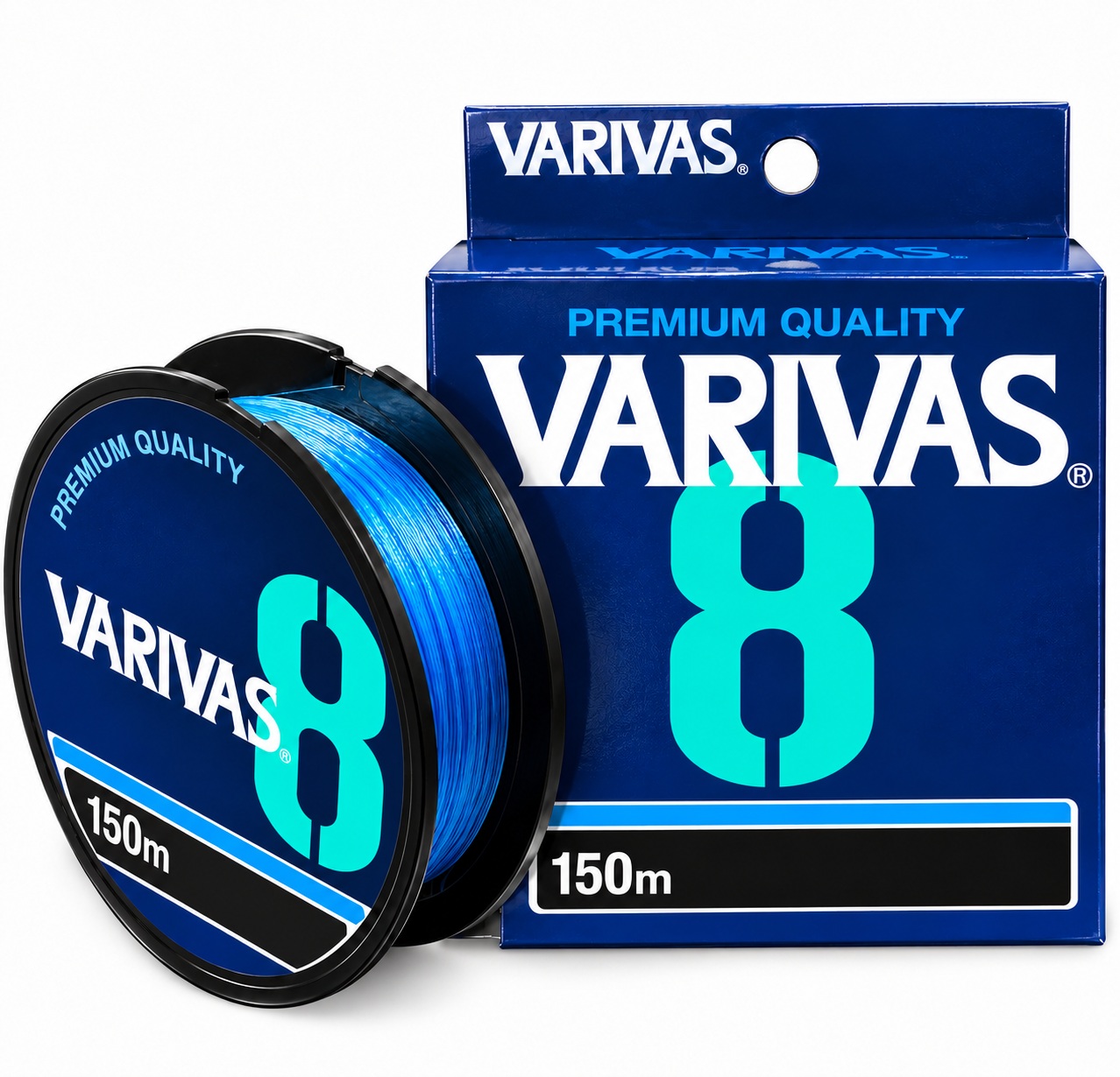 Varivas 8 Ocean Blue 150m, opção 31lb
