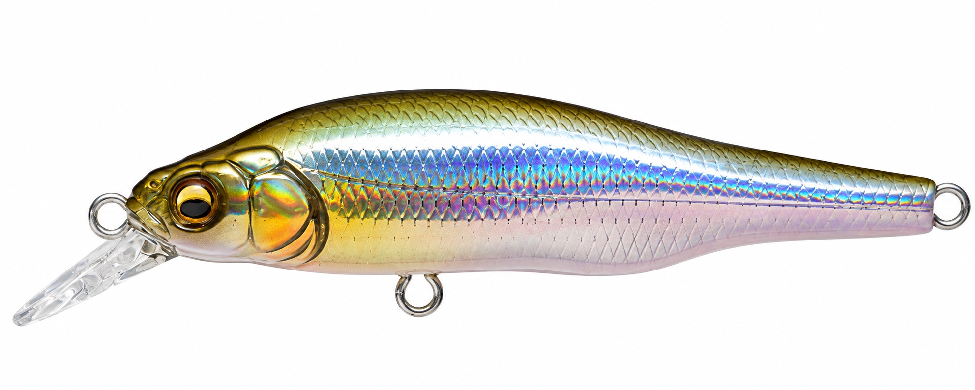 Megabass X-80 Jr, cor LZ Wakasagi